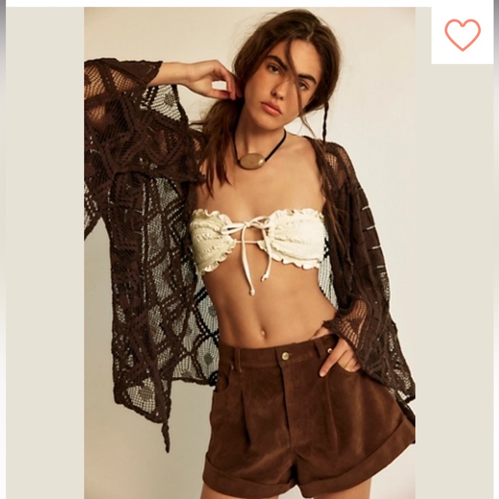 We The Free Danni Vegan Suede Shorts